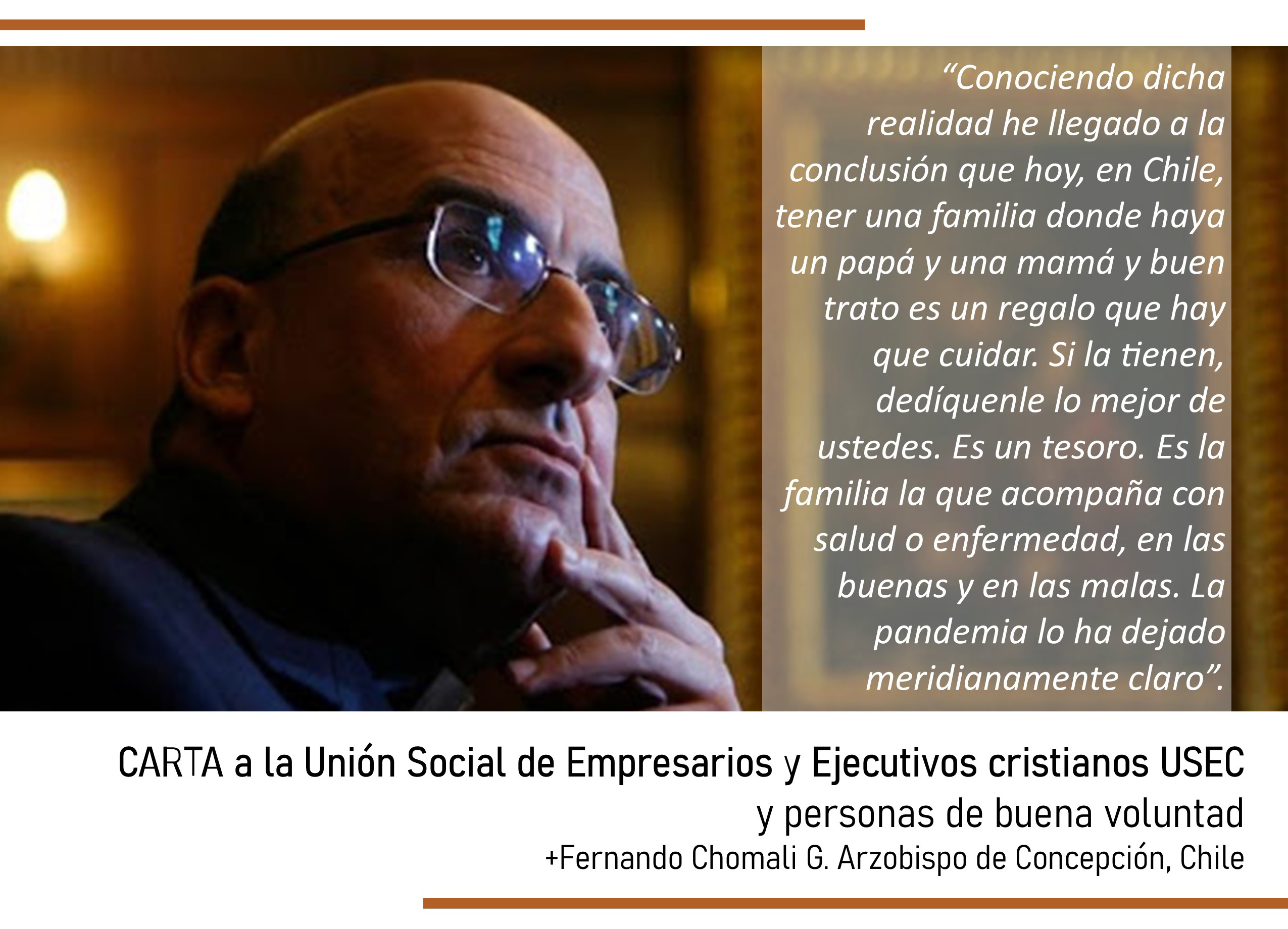 Carta a la Unión Social de Empresarios y Ejecutivos Cristianos