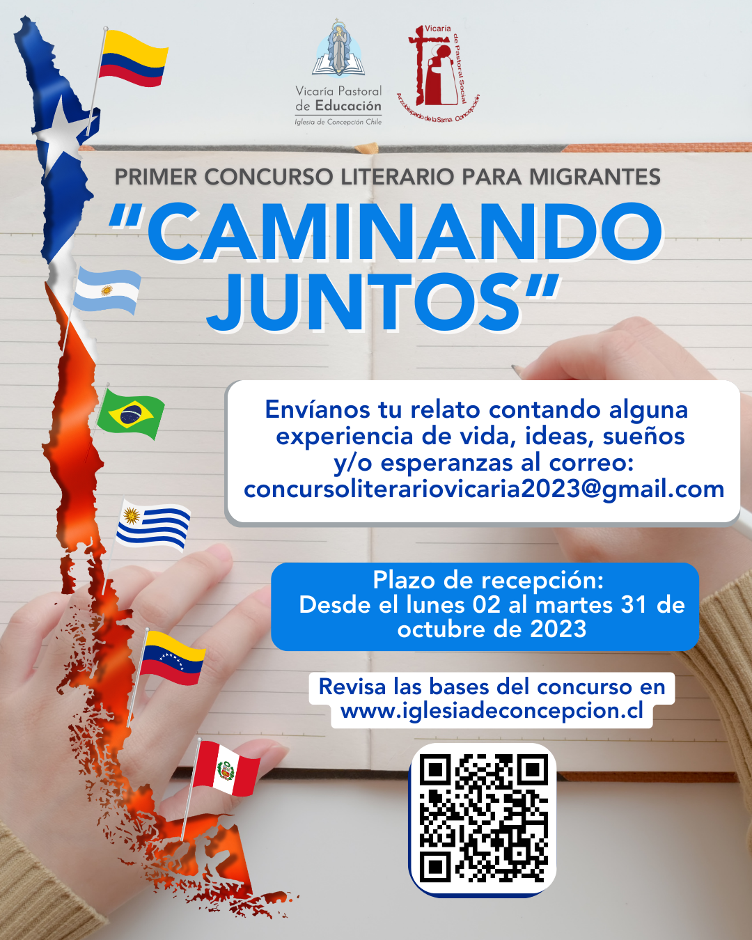 Convocan a participar en concurso literario “Caminando Juntos”